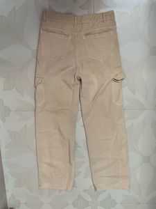 Beige Cargo Pants