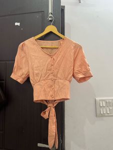 cute korean top size S-m