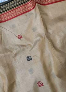 Traditional Tussar Silk Fully Zari Thread Saree
