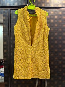 Forever 21 | Mustard Yellow Floral Sheath Dress