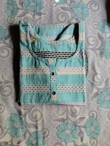 Beautiful Striped Cotton Kurta