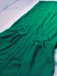 Emerald Green Kurta Palazzo set 3 pcs