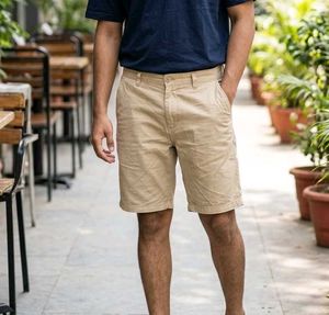 Men's Khaki Casual Shorts