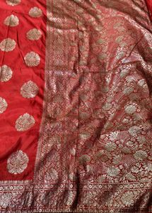 Red Banarasi Silk Saree
