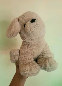 Cute Beige Teddy Dog Plush Toy
