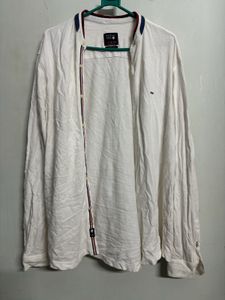 Men's White Long Sleeve Shirt