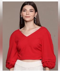 LABEL RITU KUMARTop with Back Tie-Up