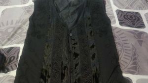 Black Sleeveless  corsetTop