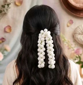 Handmade crochet gajra