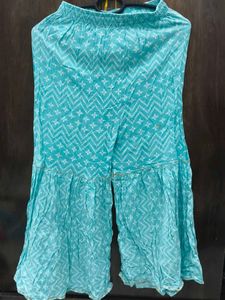 Aqua Blue Kurta Set with Dupatta