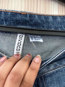 10 H&amp;M High Waist straight jeans