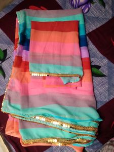 Sale Price 💥Aliya's Famous Multicolor Saree 💖