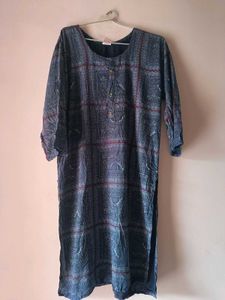 Stylish Blue Printed Kurta
