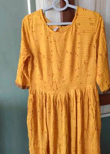 🌻Mustard Yellow Maxi Dress