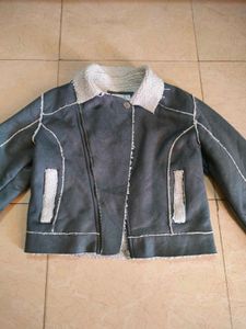 Gray Biker Jacket 🧥🏍️🦈🦭🪨🐏