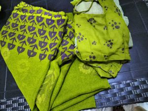 green saree