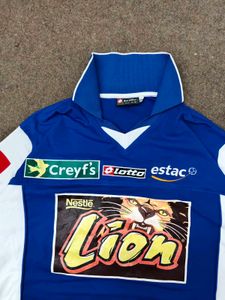 Vintage Blue &amp; White Lion T-Shirt