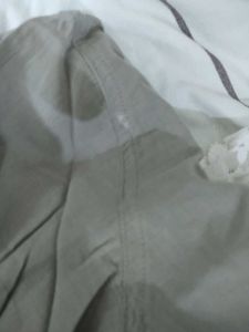 Khakhi or light brown cotton Tunic Top shirt