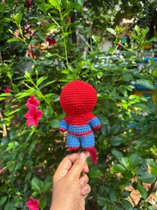Handmade Spiderman Crochet keychain