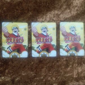 3 naruto cards