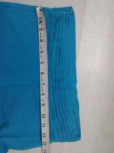 Blue Flare Leg Pants