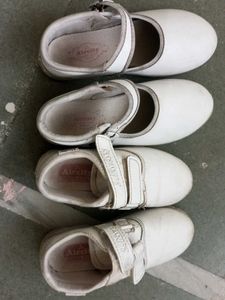 White Kids Shoes combo