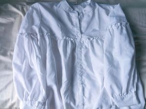 Korean style trendy tunic a3 white