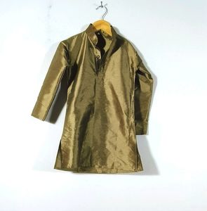Metallic Dark Green Kurta (Boys)