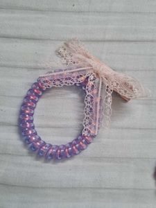 purple and multipink cherry grapes coded bracelets