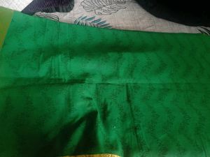 Green Dress Material