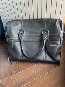 Leather Laptop Bag/have Some Fading On The Edges