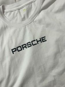 White Porsche Logo T-Shirt