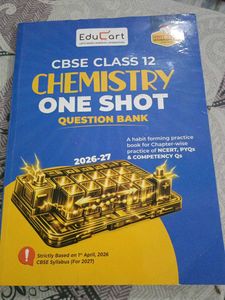 CBSE Class 12 Chemistry One Shot Question Bank