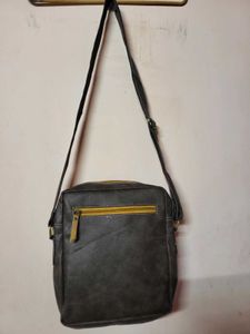 Men's Dark Brown Crossbody Bag