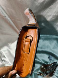 Stylish Brown Top Handle Bag