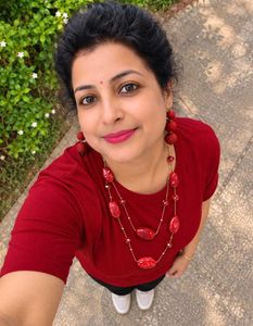 Vibrant Red Beaded Necklace & Earrings Set