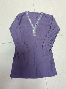 Beautiful Purple Kurta