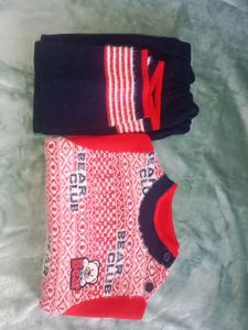 Cute Bear Club Knit Sweater
