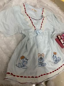 Cute Mickey Mouse Pajama Top