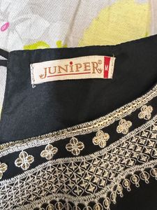 Embellished Black Ethnic Top