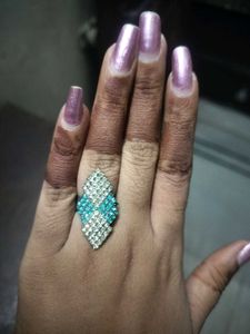 Chunky Rhinestone Ring