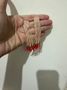 Beaded Tassel Earrings