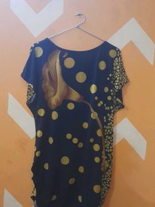 Unique Floral Print Tunic Top