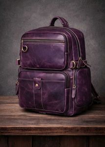 Leather Backpack - Stylish and Durable