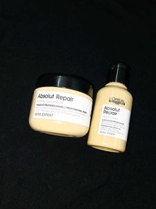 loreal professional absolute repair hair mask and