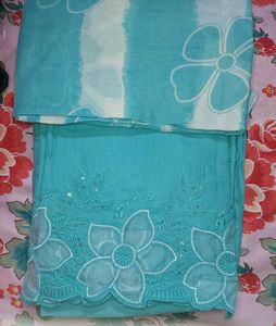 Elegant Blue Kurta Set with Dupatta