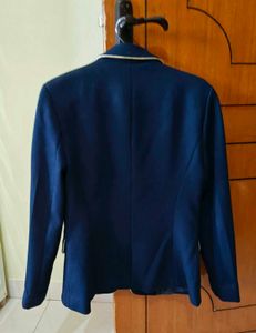 Navy Blue Blazer with gold Piping