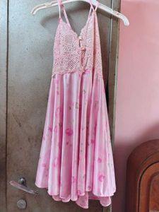 beautiful floral fancy night gown