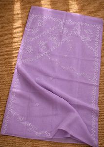 Elegant Pink Embroidered Saree