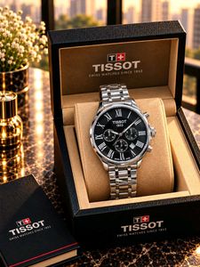 Tissot Chronograph Watch - Navy Dial PREMIUM FOR M
